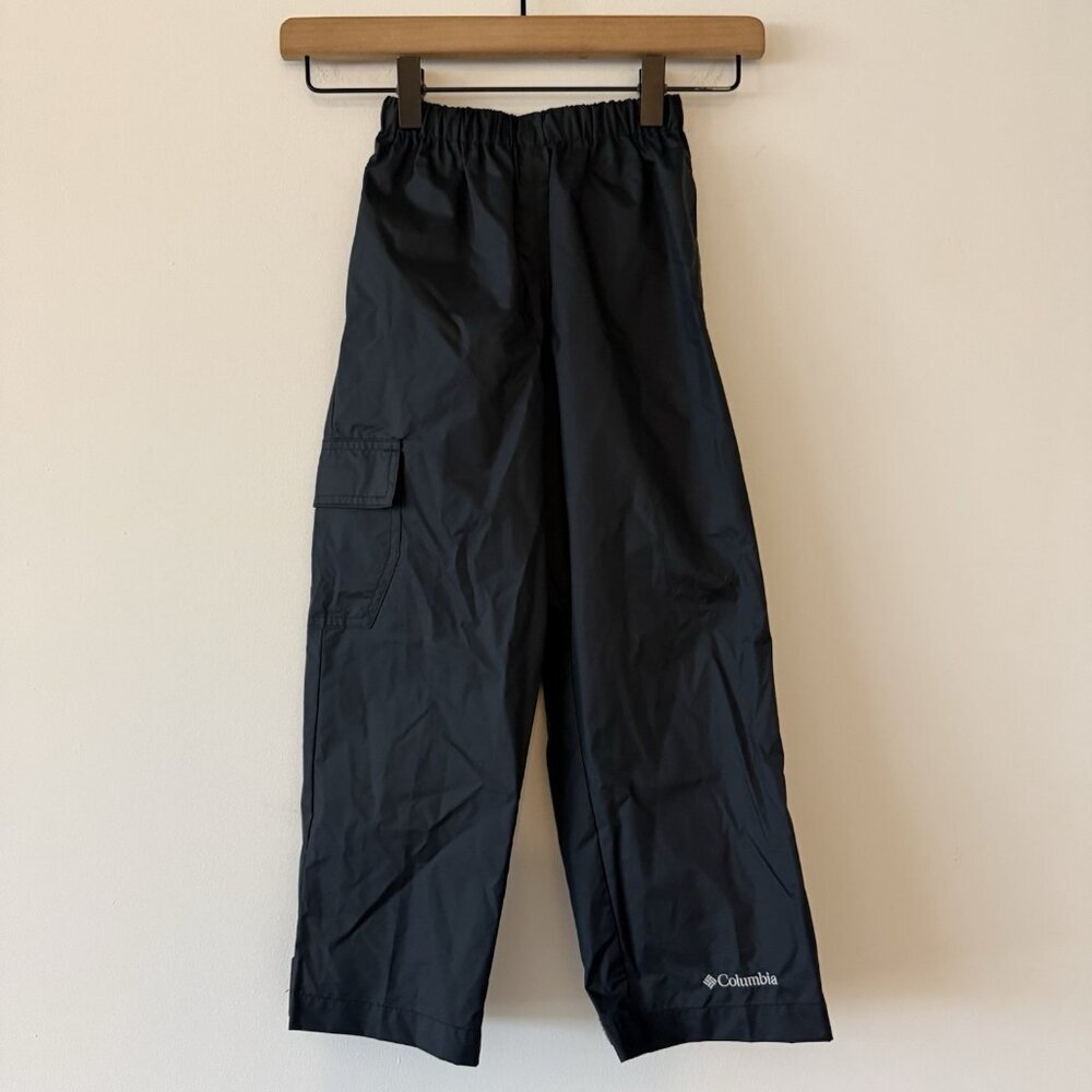 Columbia Rain Pants XXS 4-5 Yr Wind Waterproof Cargo Pocket Shell Pants Outdoor